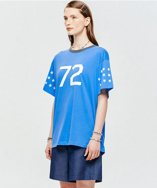 LE SONNET 72 Stars T-shirts - Blue