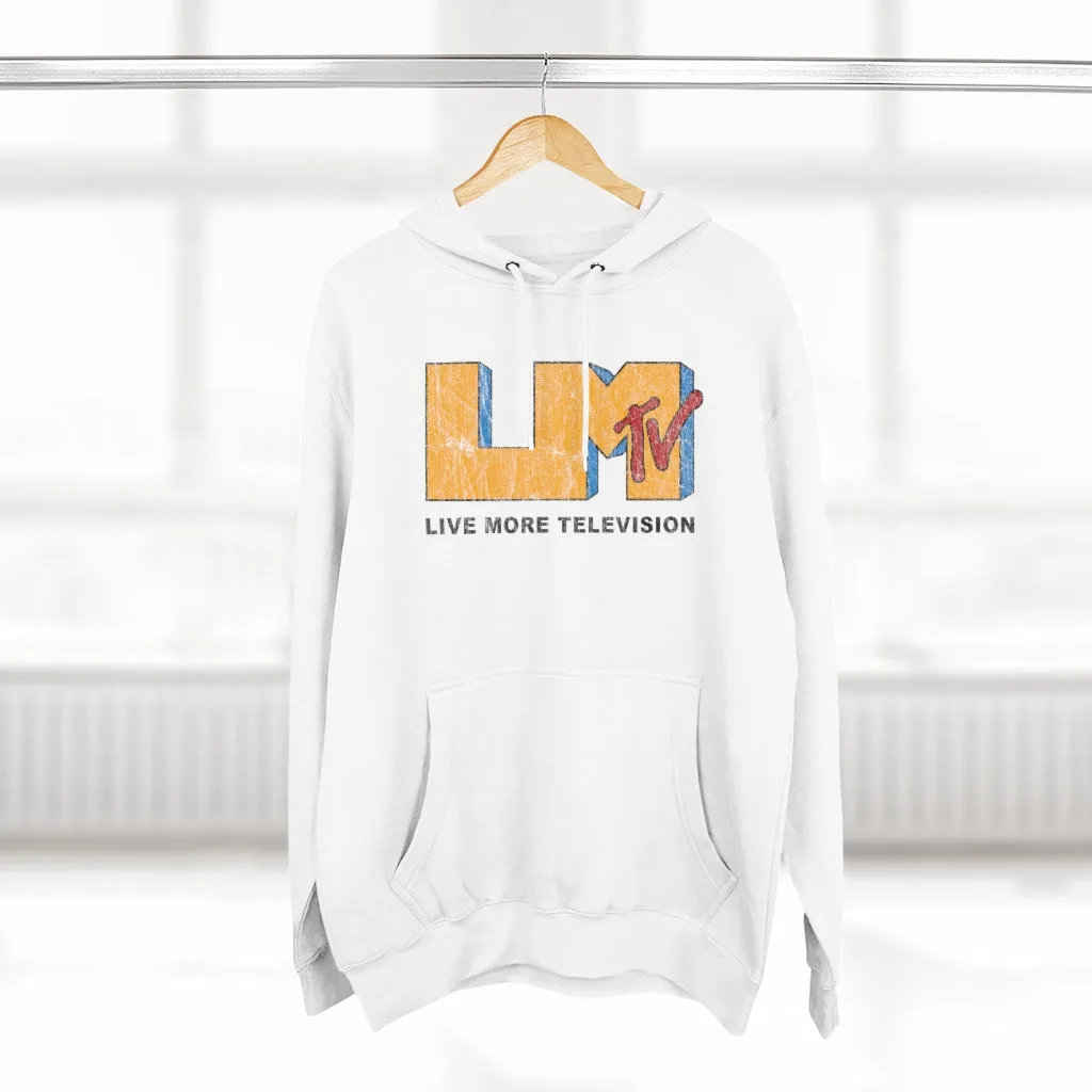 LiveMoreTv Vintage Unisex Premium Pullover Hoodie