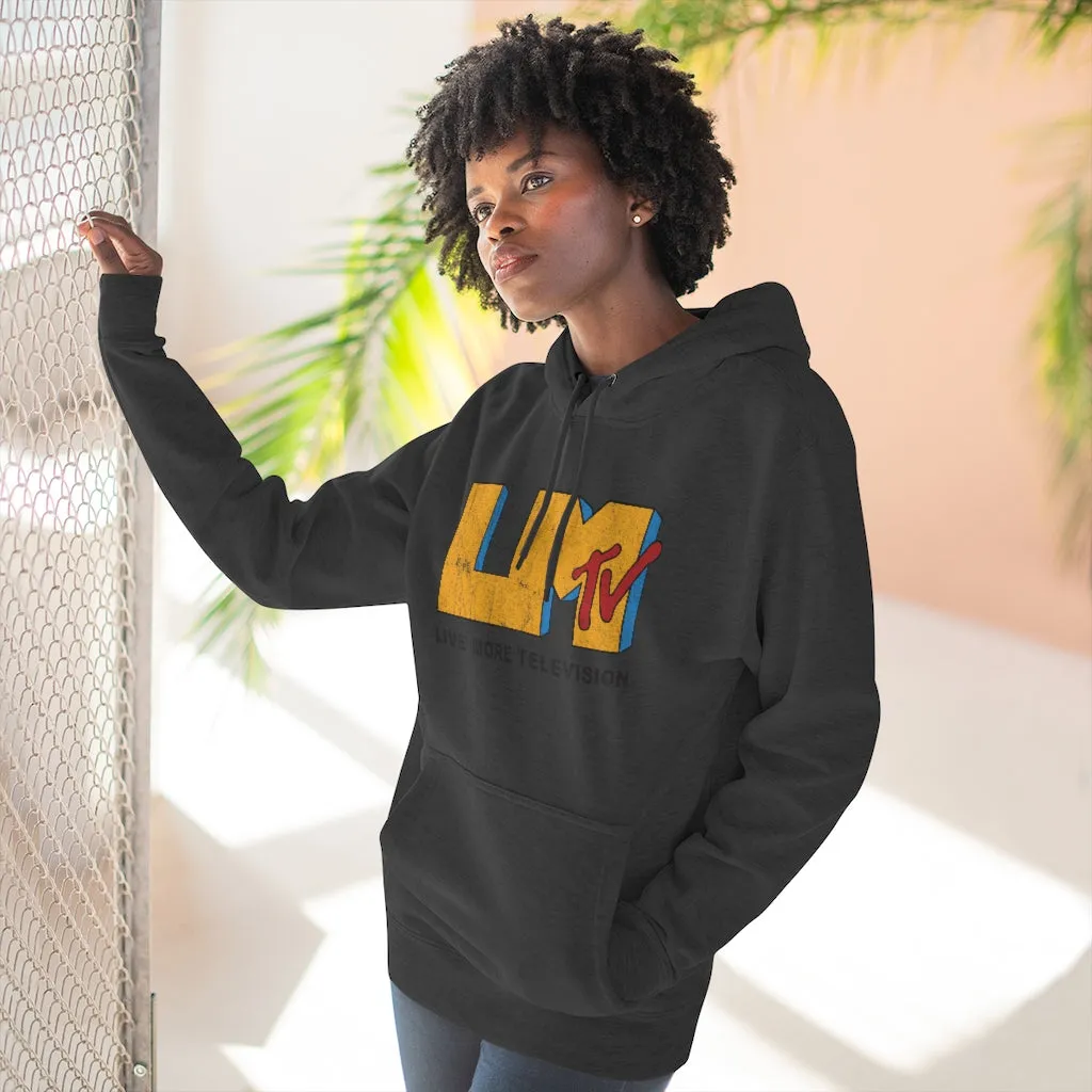 LiveMoreTv Vintage Unisex Premium Pullover Hoodie