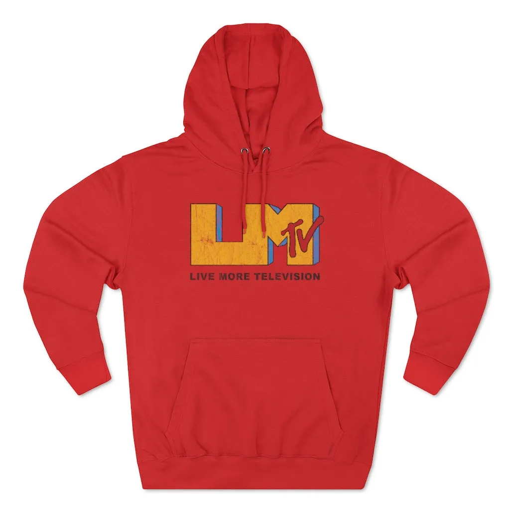 LiveMoreTv Vintage Unisex Premium Pullover Hoodie