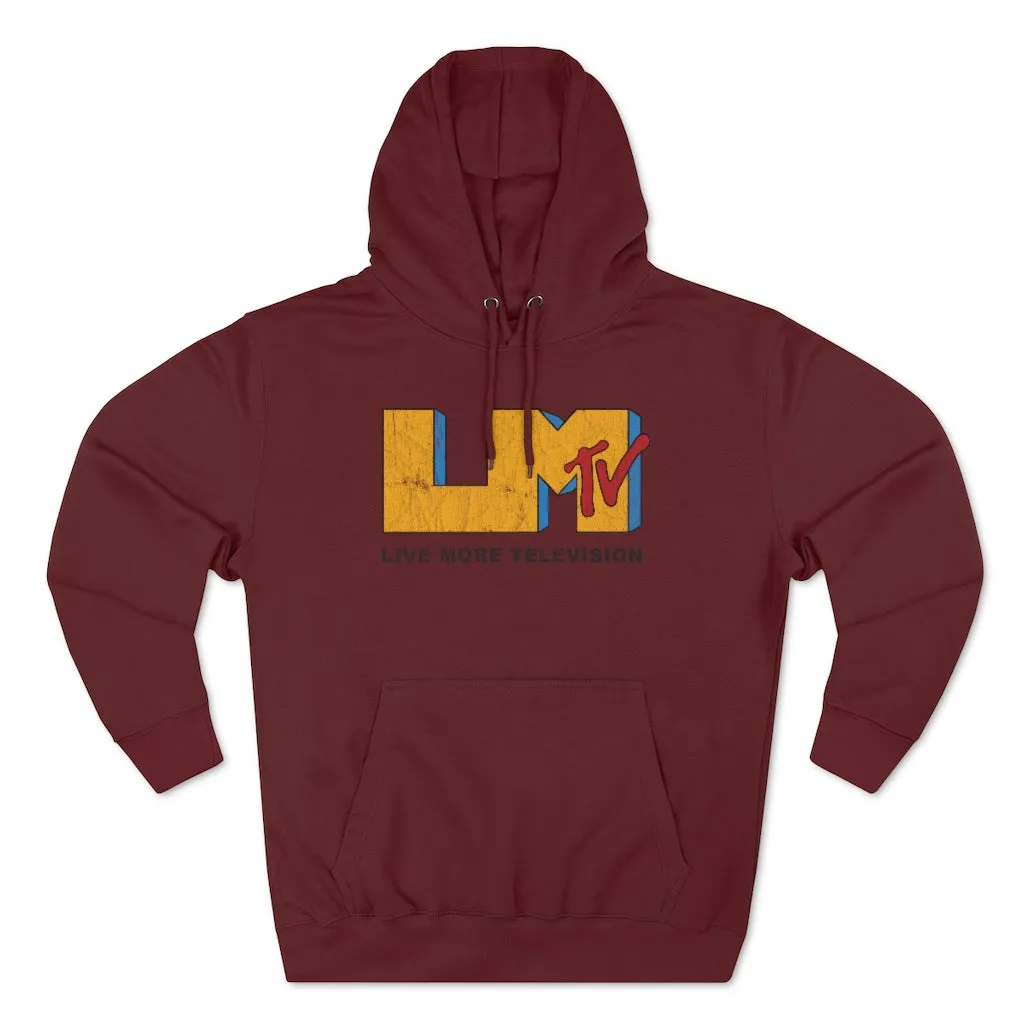 LiveMoreTv Vintage Unisex Premium Pullover Hoodie