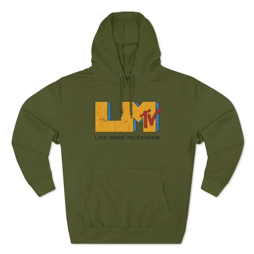 LiveMoreTv Vintage Unisex Premium Pullover Hoodie