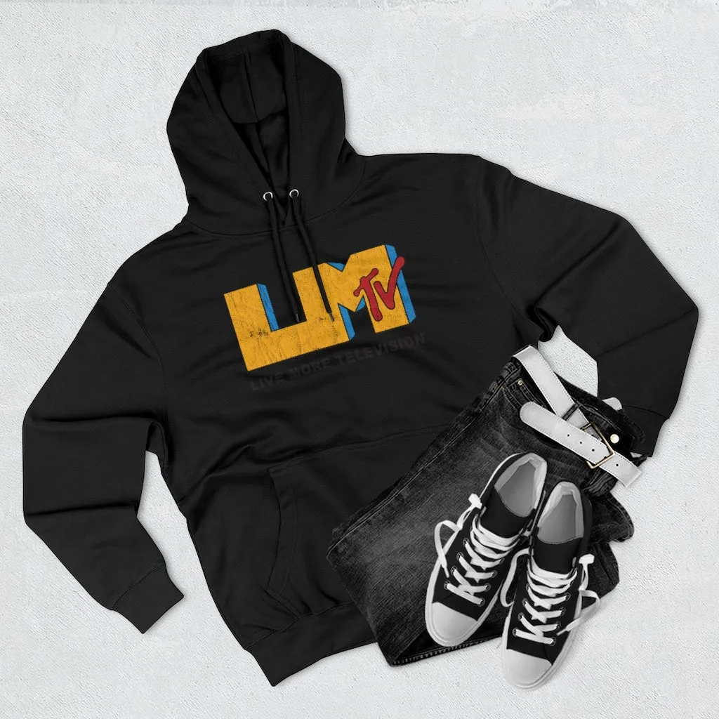 LiveMoreTv Vintage Unisex Premium Pullover Hoodie