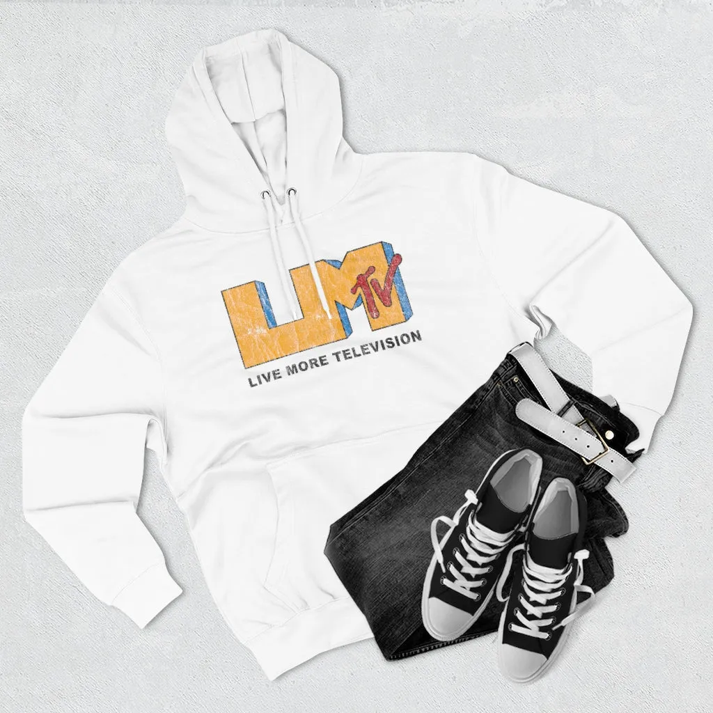 LiveMoreTv Vintage Unisex Premium Pullover Hoodie