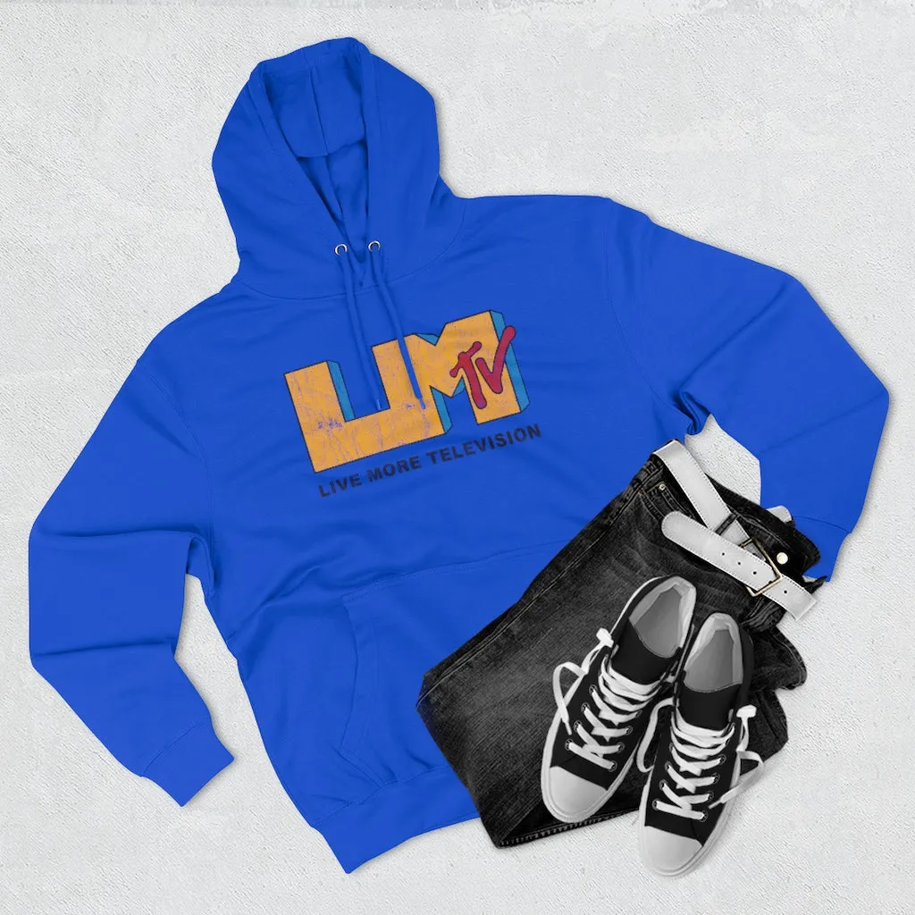 LiveMoreTv Vintage Unisex Premium Pullover Hoodie