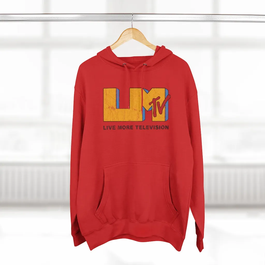 LiveMoreTv Vintage Unisex Premium Pullover Hoodie