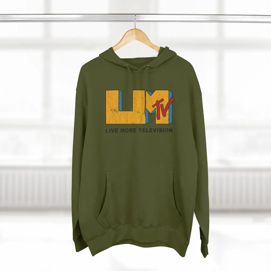 LiveMoreTv Vintage Unisex Premium Pullover Hoodie