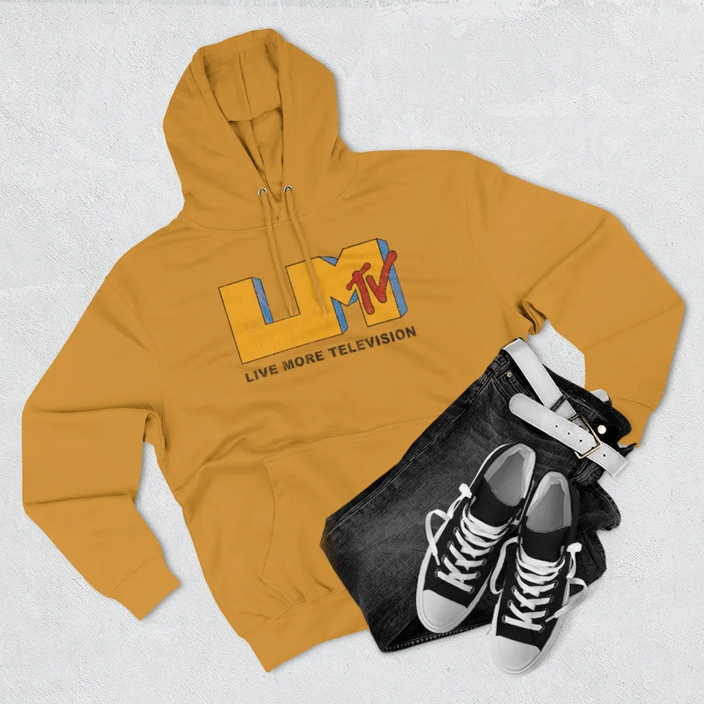 LiveMoreTv Vintage Unisex Premium Pullover Hoodie