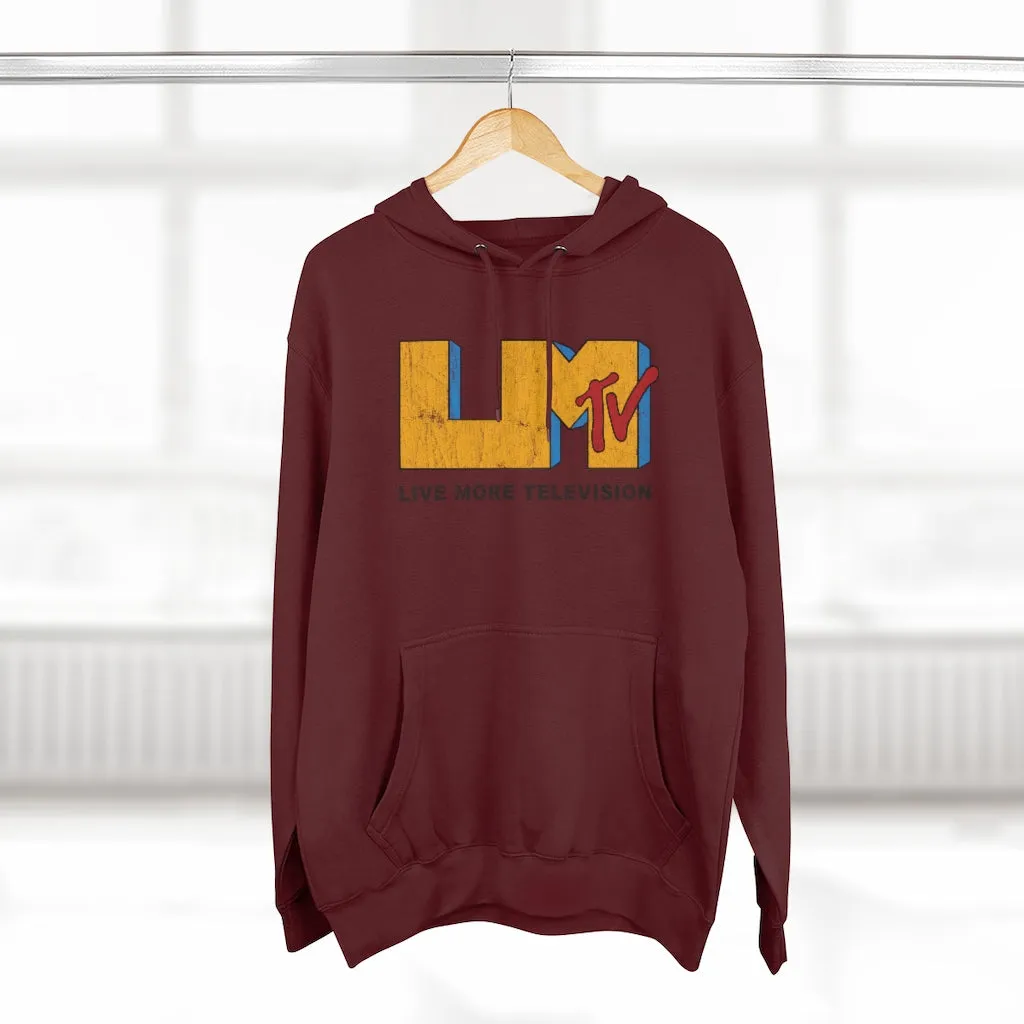 LiveMoreTv Vintage Unisex Premium Pullover Hoodie