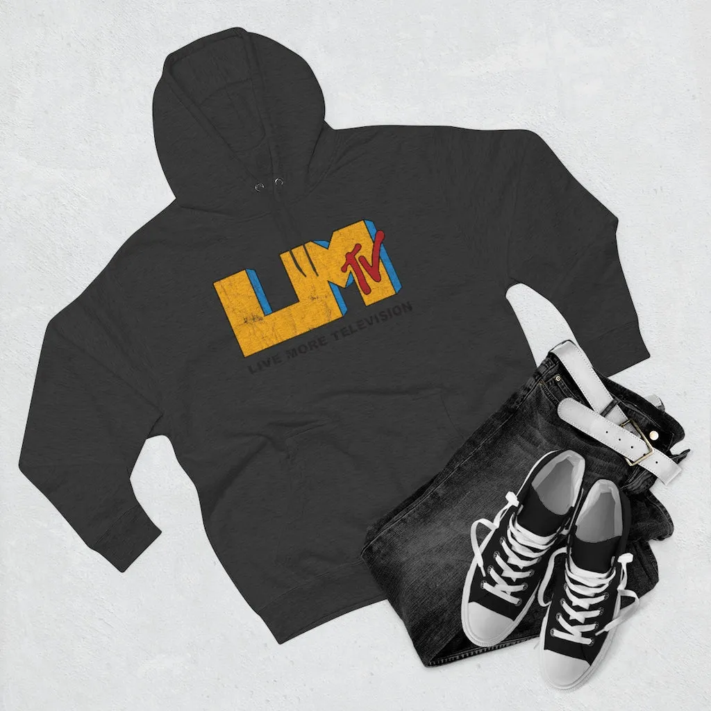 LiveMoreTv Vintage Unisex Premium Pullover Hoodie