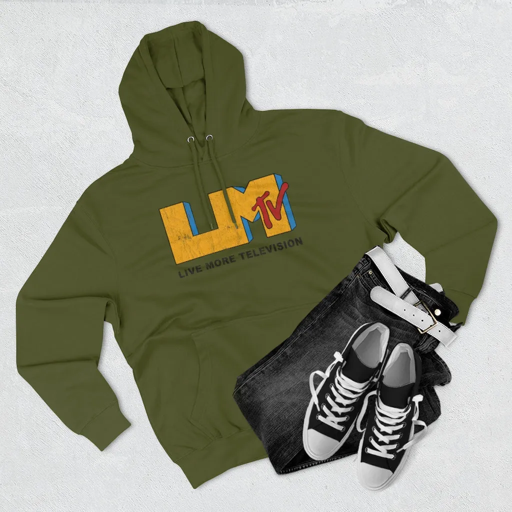 LiveMoreTv Vintage Unisex Premium Pullover Hoodie