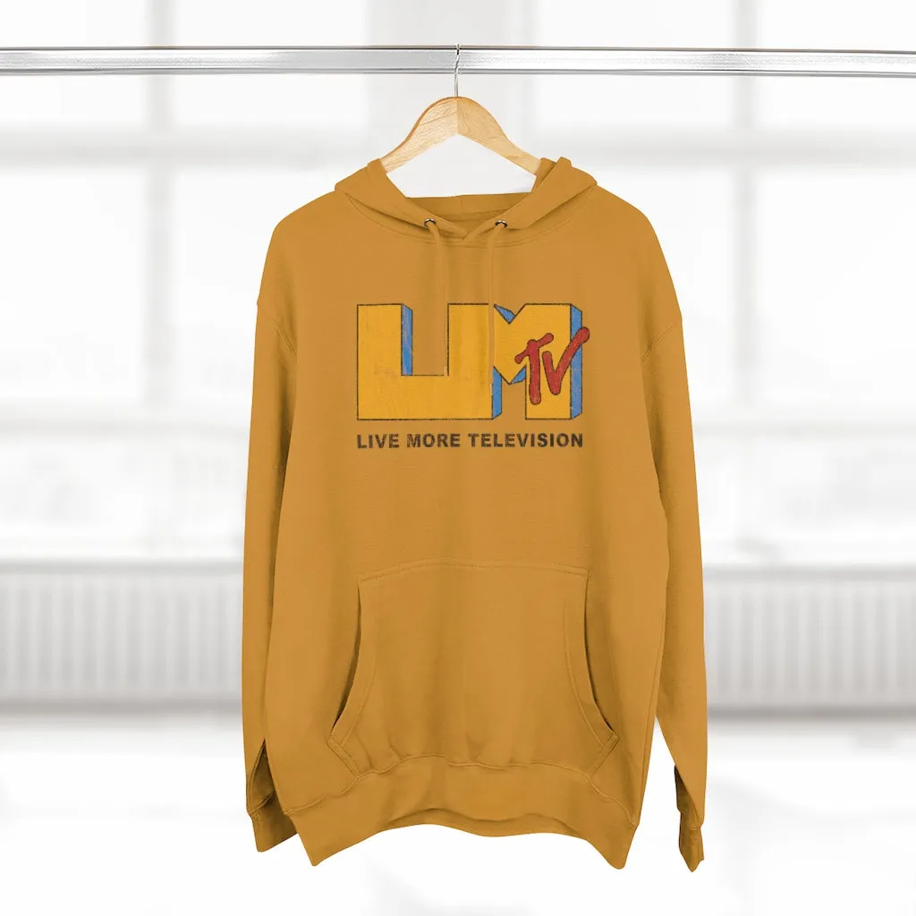 LiveMoreTv Vintage Unisex Premium Pullover Hoodie