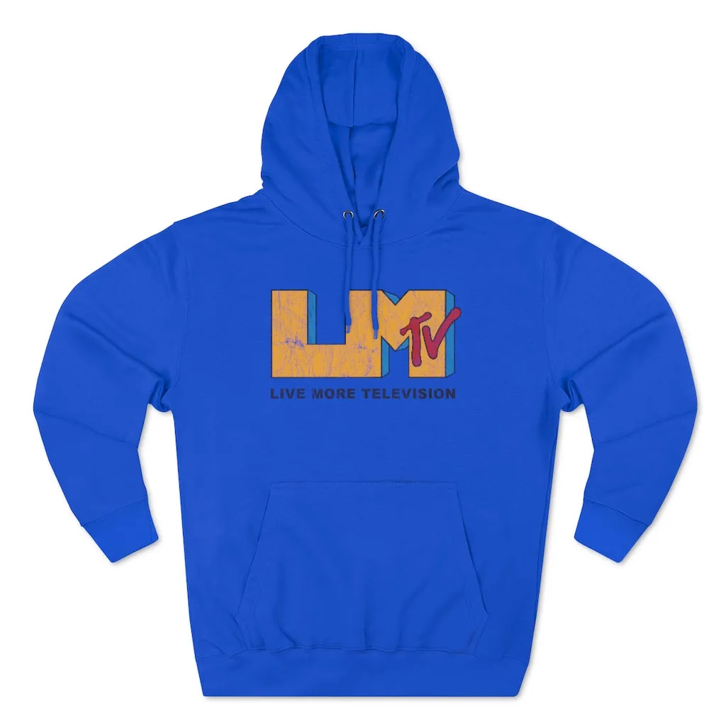 LiveMoreTv Vintage Unisex Premium Pullover Hoodie