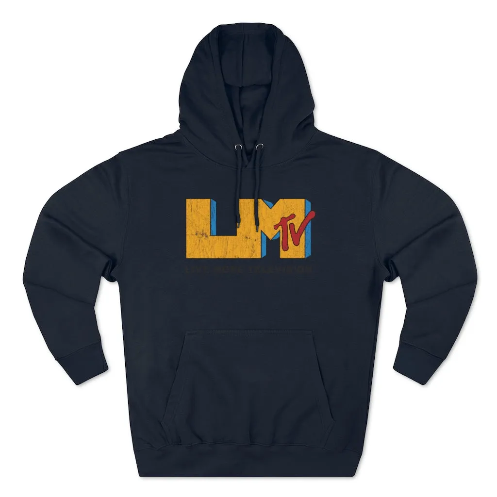 LiveMoreTv Vintage Unisex Premium Pullover Hoodie