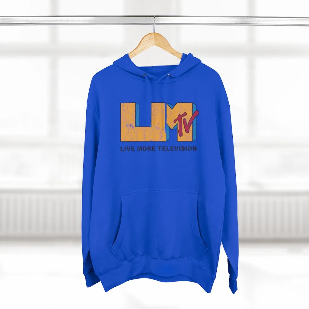 LiveMoreTv Vintage Unisex Premium Pullover Hoodie