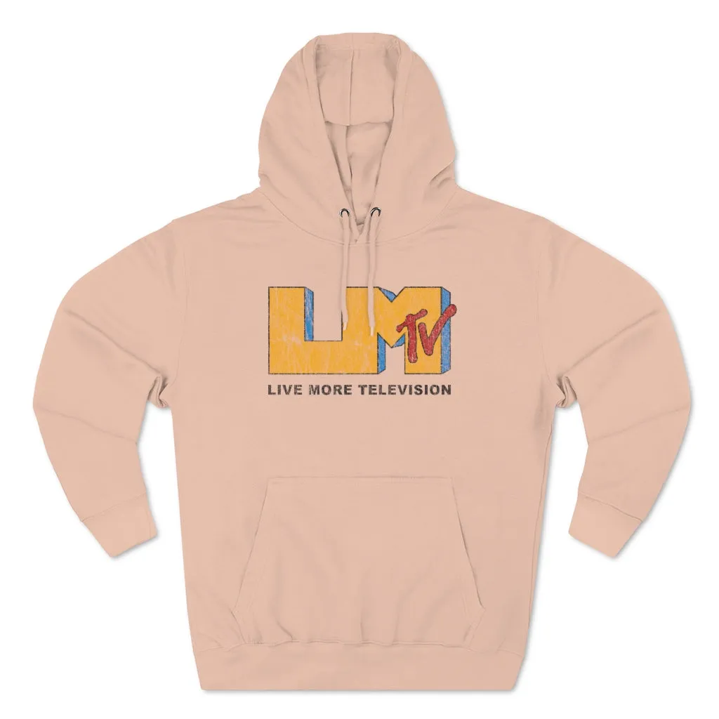 LiveMoreTv Vintage Unisex Premium Pullover Hoodie