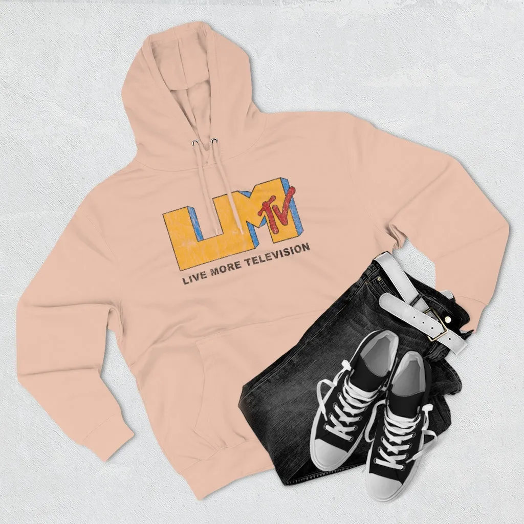 LiveMoreTv Vintage Unisex Premium Pullover Hoodie
