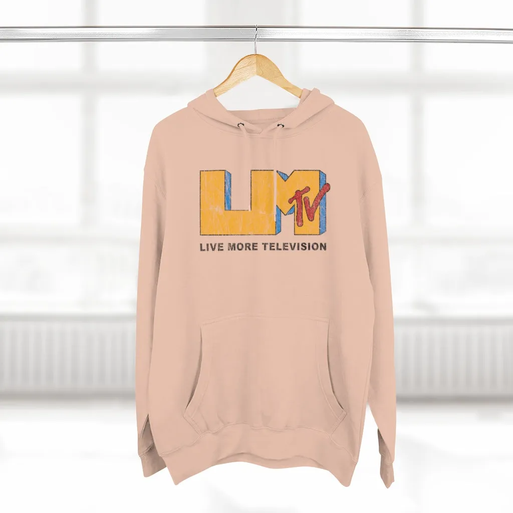 LiveMoreTv Vintage Unisex Premium Pullover Hoodie
