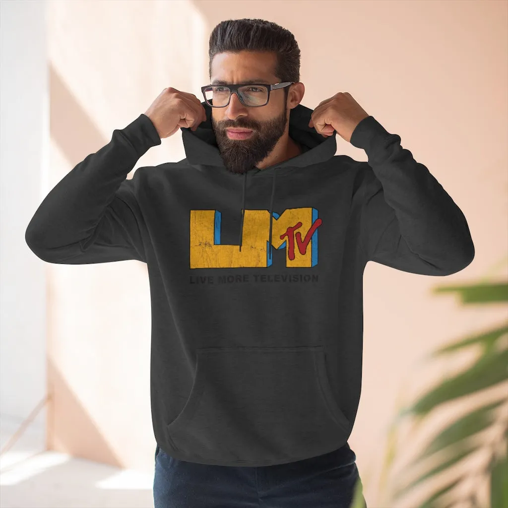 LiveMoreTv Vintage Unisex Premium Pullover Hoodie