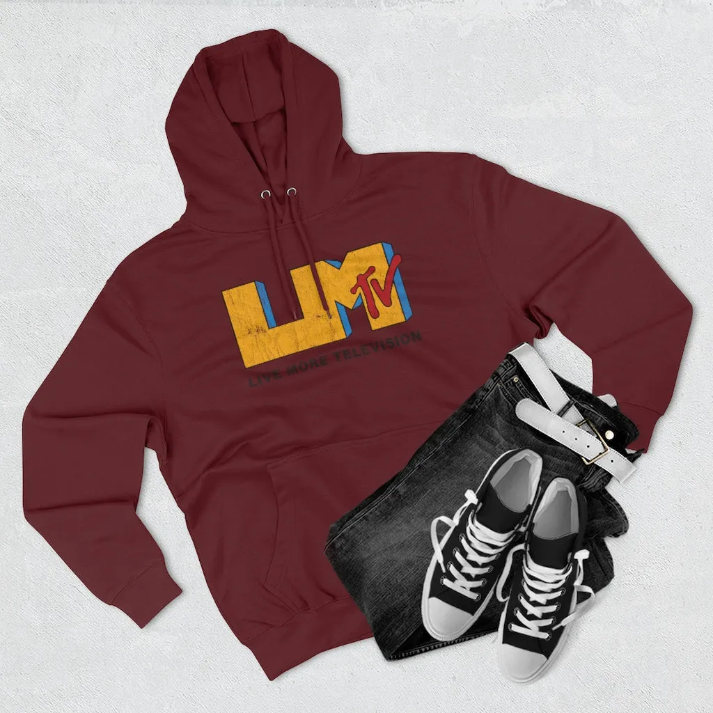 LiveMoreTv Vintage Unisex Premium Pullover Hoodie