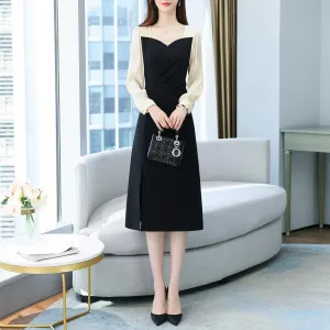 Long Sleeve Oversized Tea Tea Dress for Effortless Summer Style