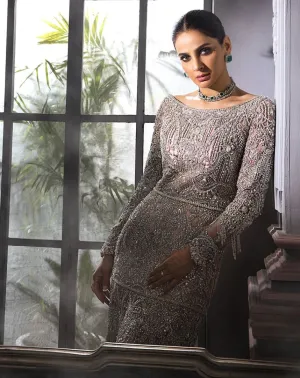 Long Tail Gown Dulhan Dress for Indian Bridal Wear