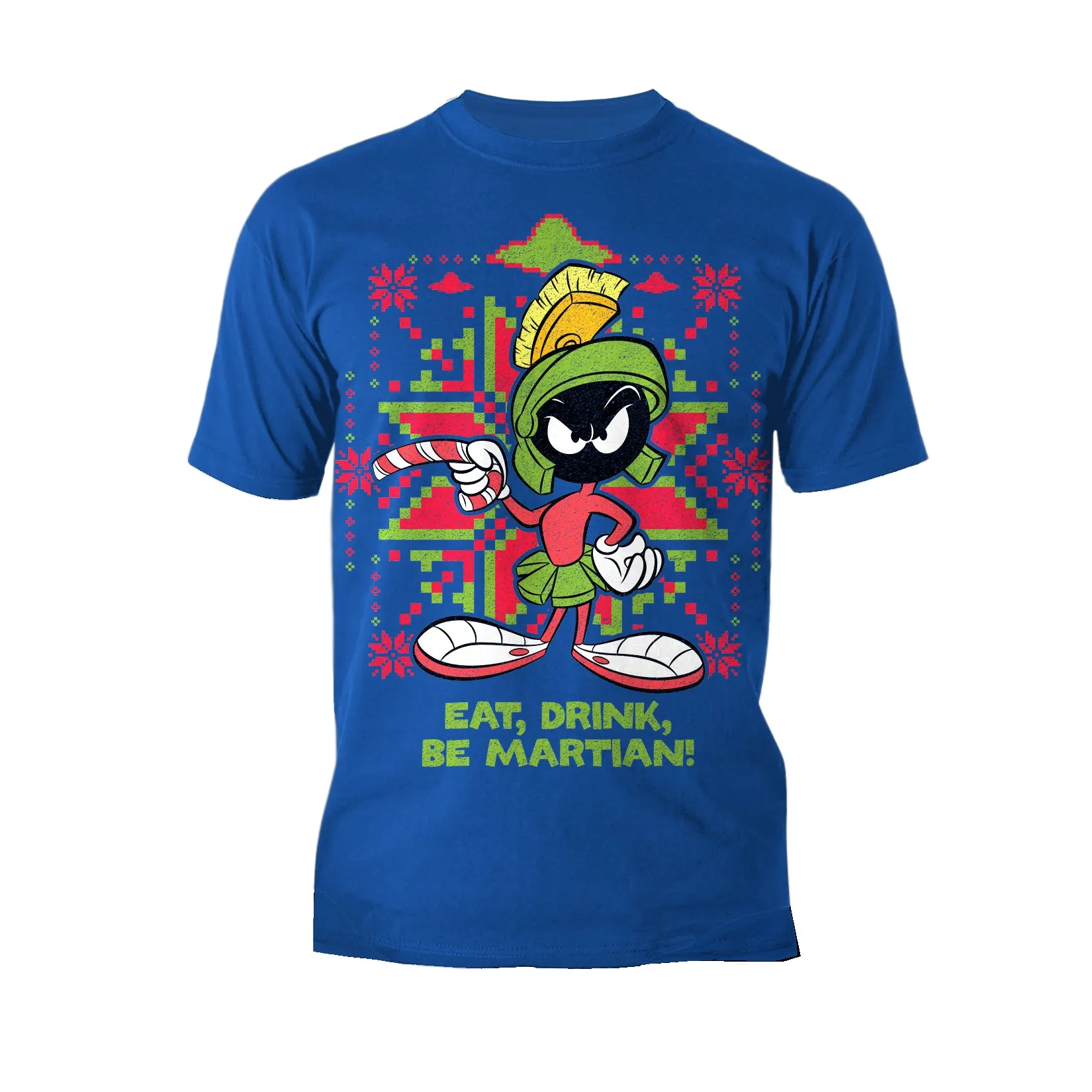 Looney Tunes Marvin Martian Xmas Eat Official Men's T-Shirt