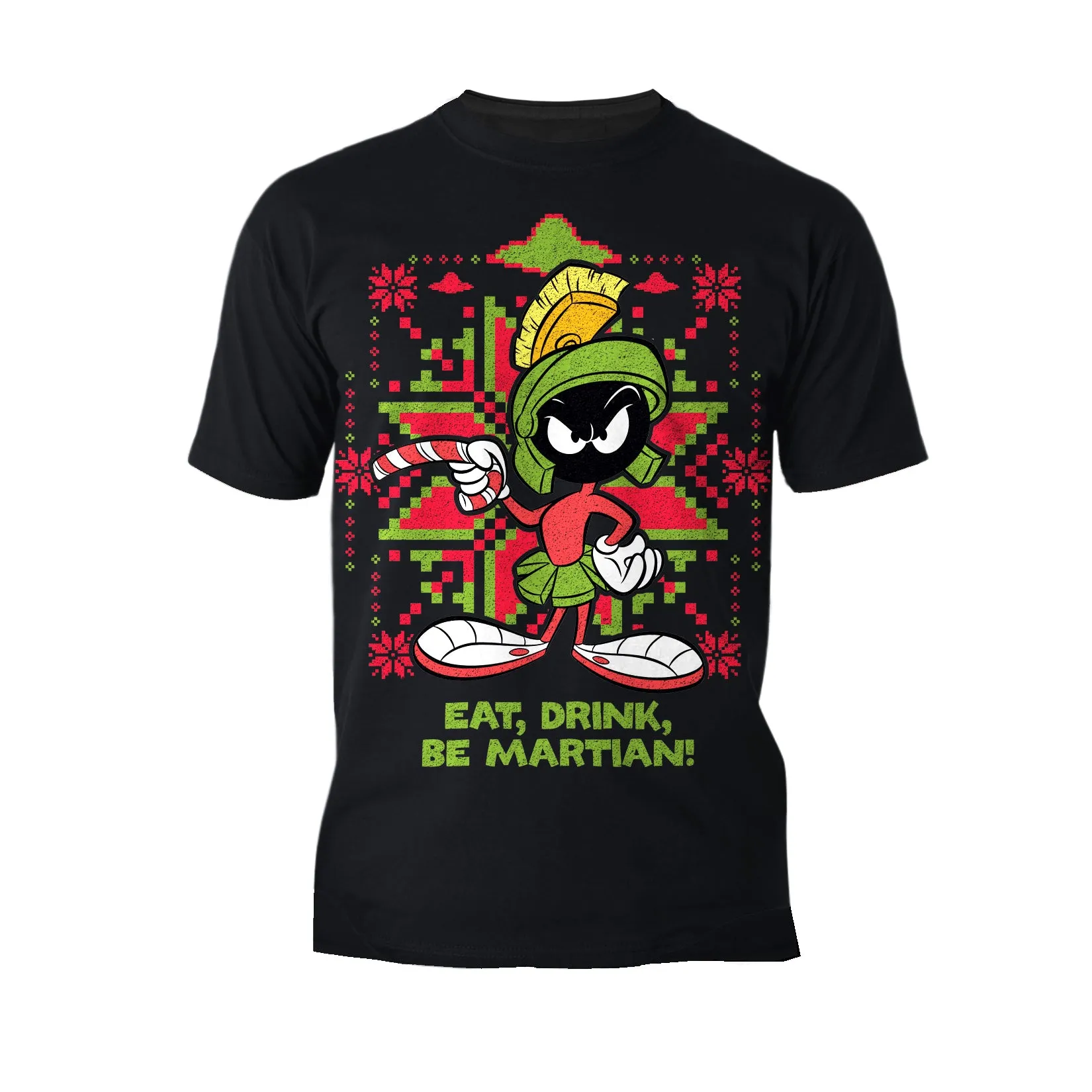 Looney Tunes Marvin Martian Xmas Eat Official Men's T-Shirt