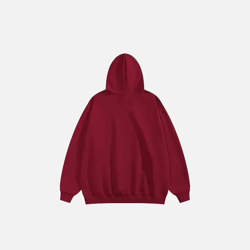 Lost Star Y2K Graphic Print Hoodie for Streetwear Enthusiasts