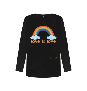Love is Love Long Sleeve Tee (Rainbow)