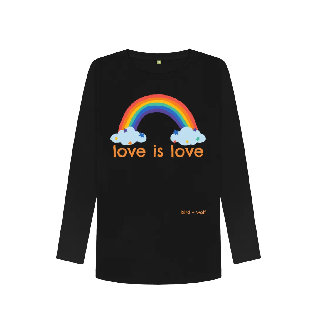 Love is Love Long Sleeve Tee (Rainbow)
