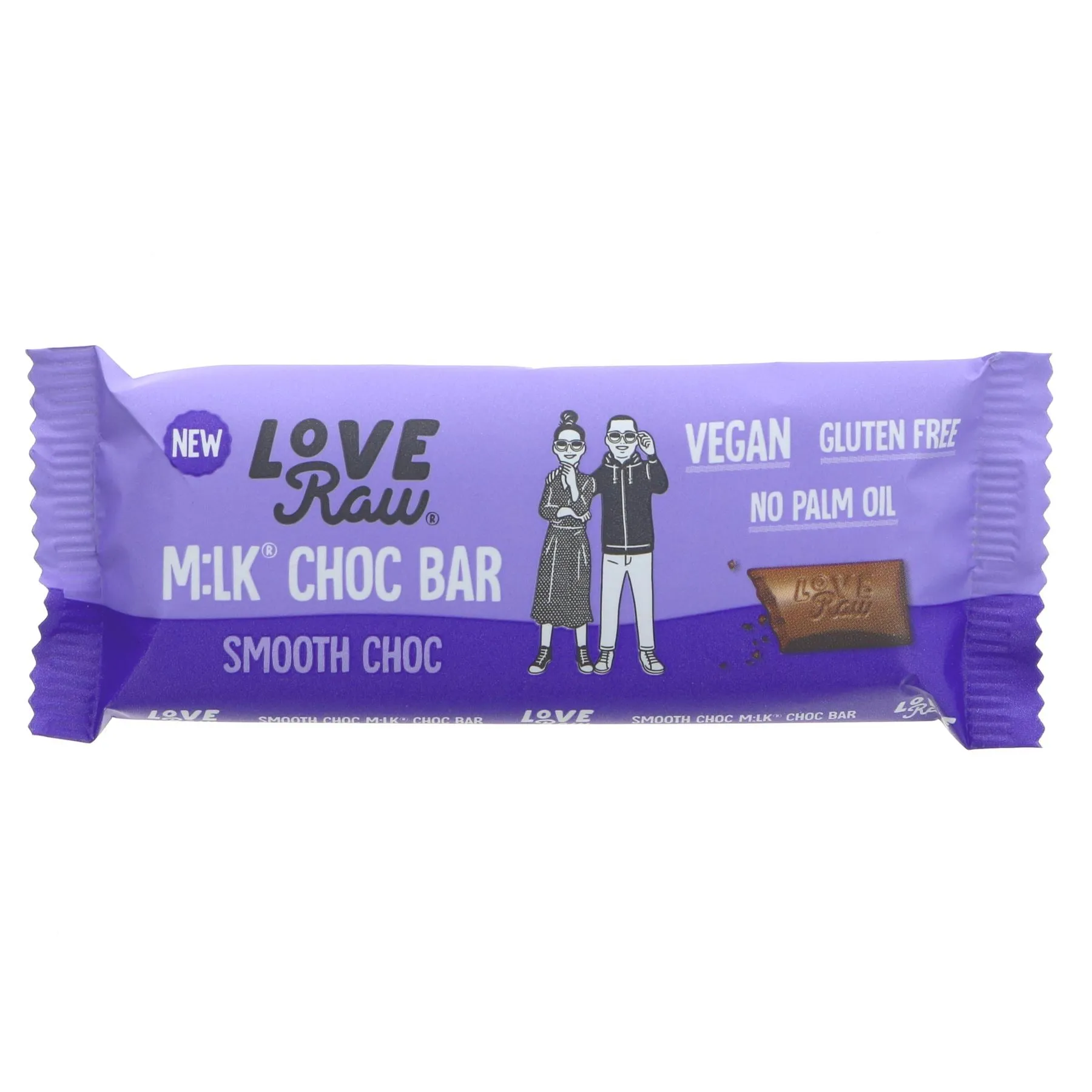 Love Raw | Smooth M:lk Chocolate | 30G