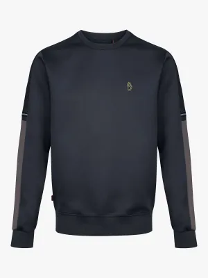 Luke 1977 Patter Block Sweatshirt Dark Charcoal