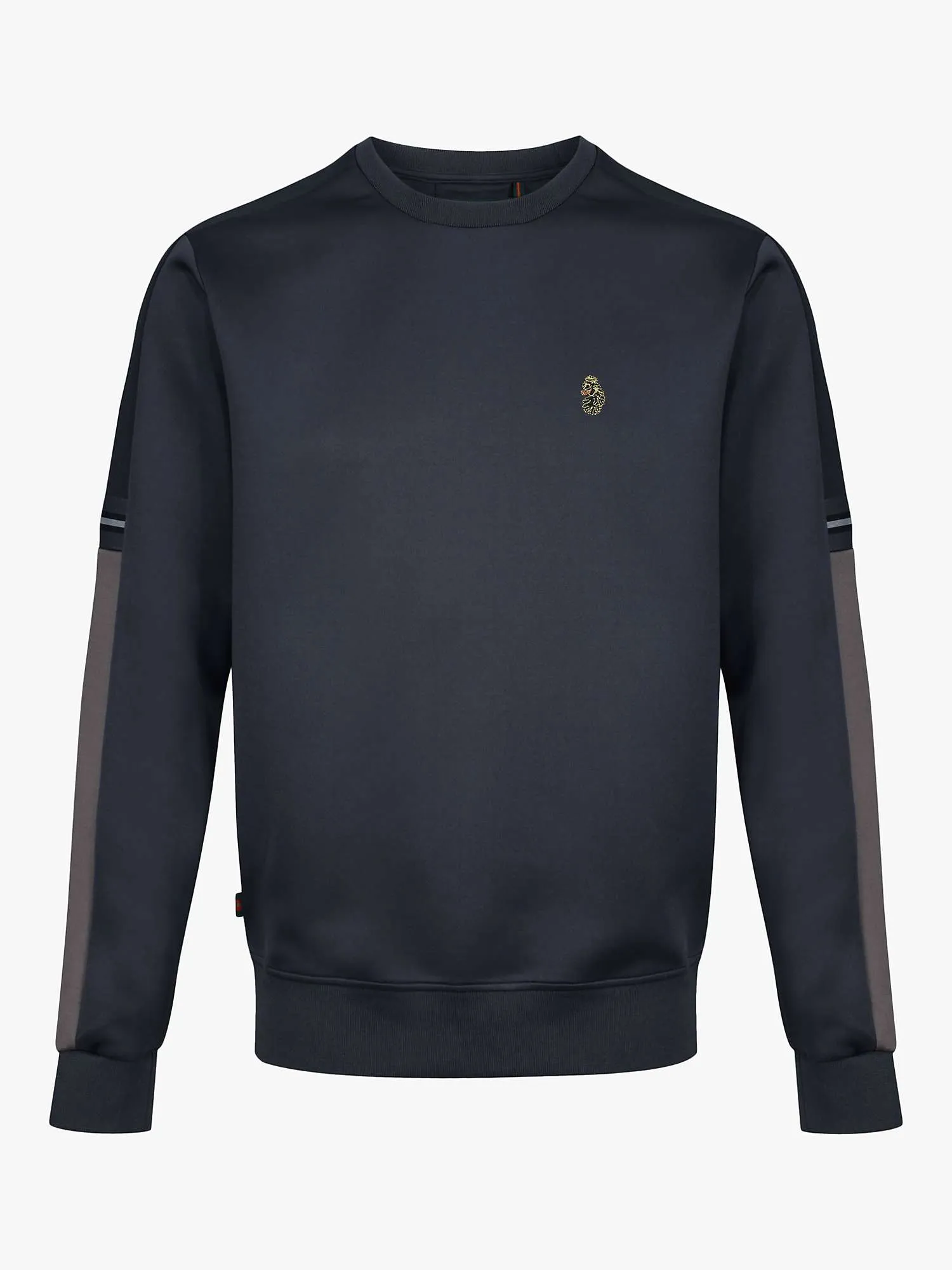 Luke 1977 Patter Block Sweatshirt Dark Charcoal