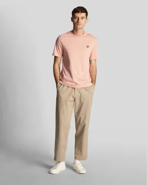 Lyle & Scott Plain T-Shirt In Palm Pink