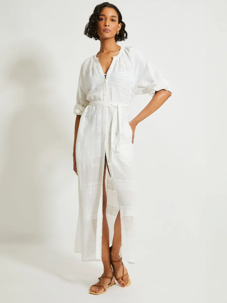 MAKEDA | Button Up Dress