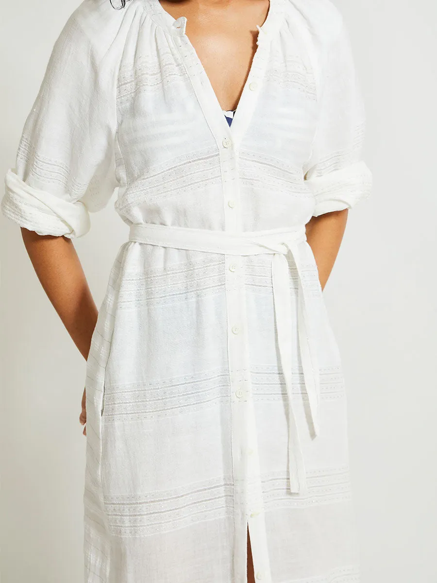 MAKEDA | Button Up Dress