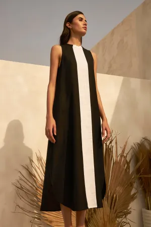 Marbella Dress (Black & White)
