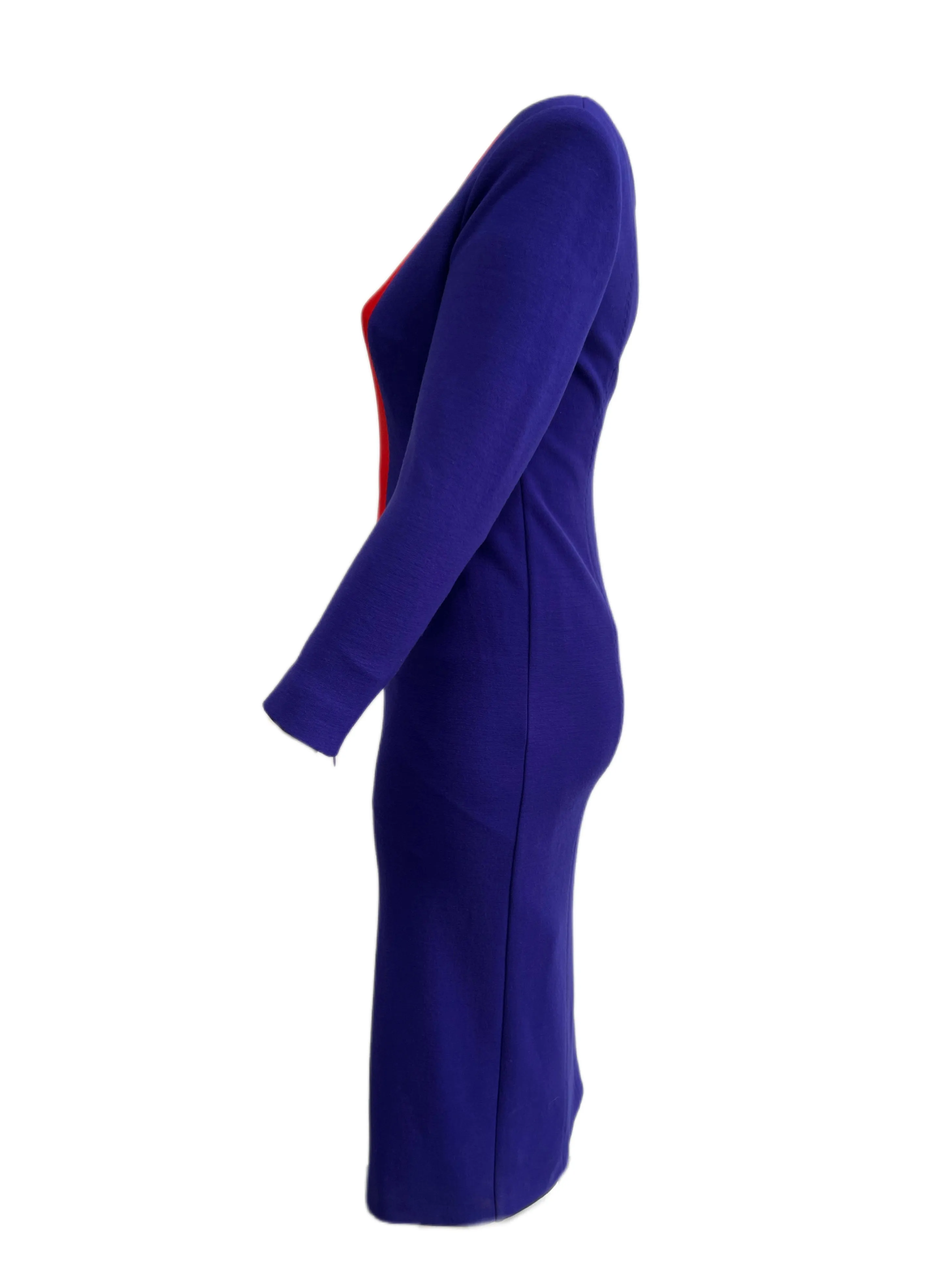 Marina Rinaldi Women's Blue Dritto One Shoulder Sheath Dress Size 12W/21