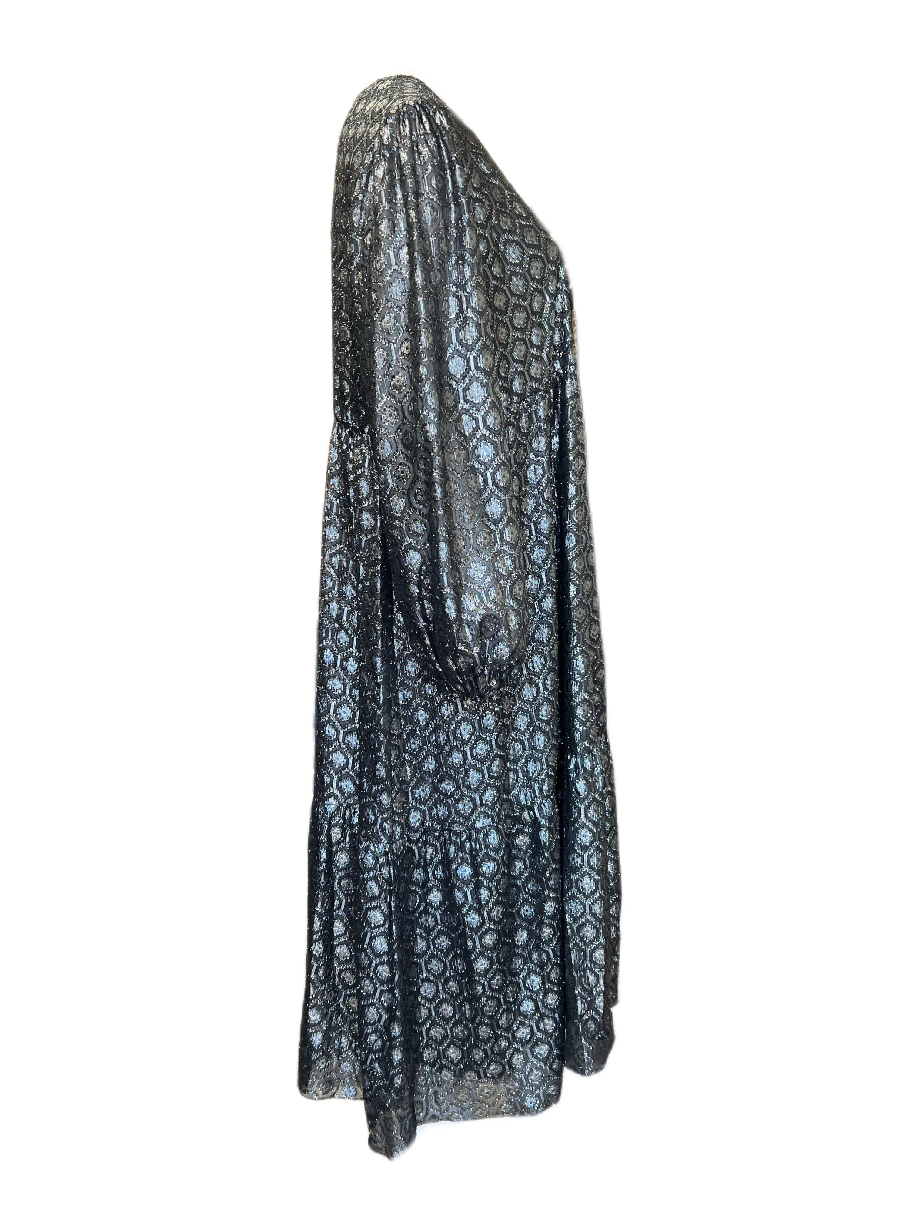 Marina Rinaldi Women's Nero Distanza Maxi Dress Size 22W/31 NWT