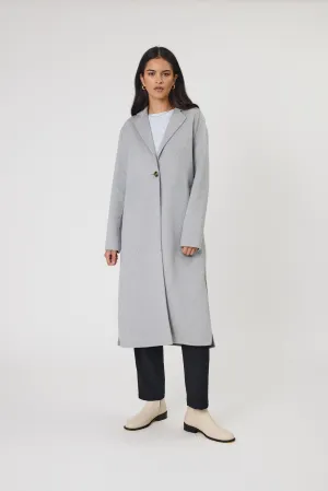 Marlow Blaze Wool Coat - Grey Marle