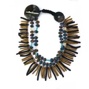 Matrix & Coral Necklace