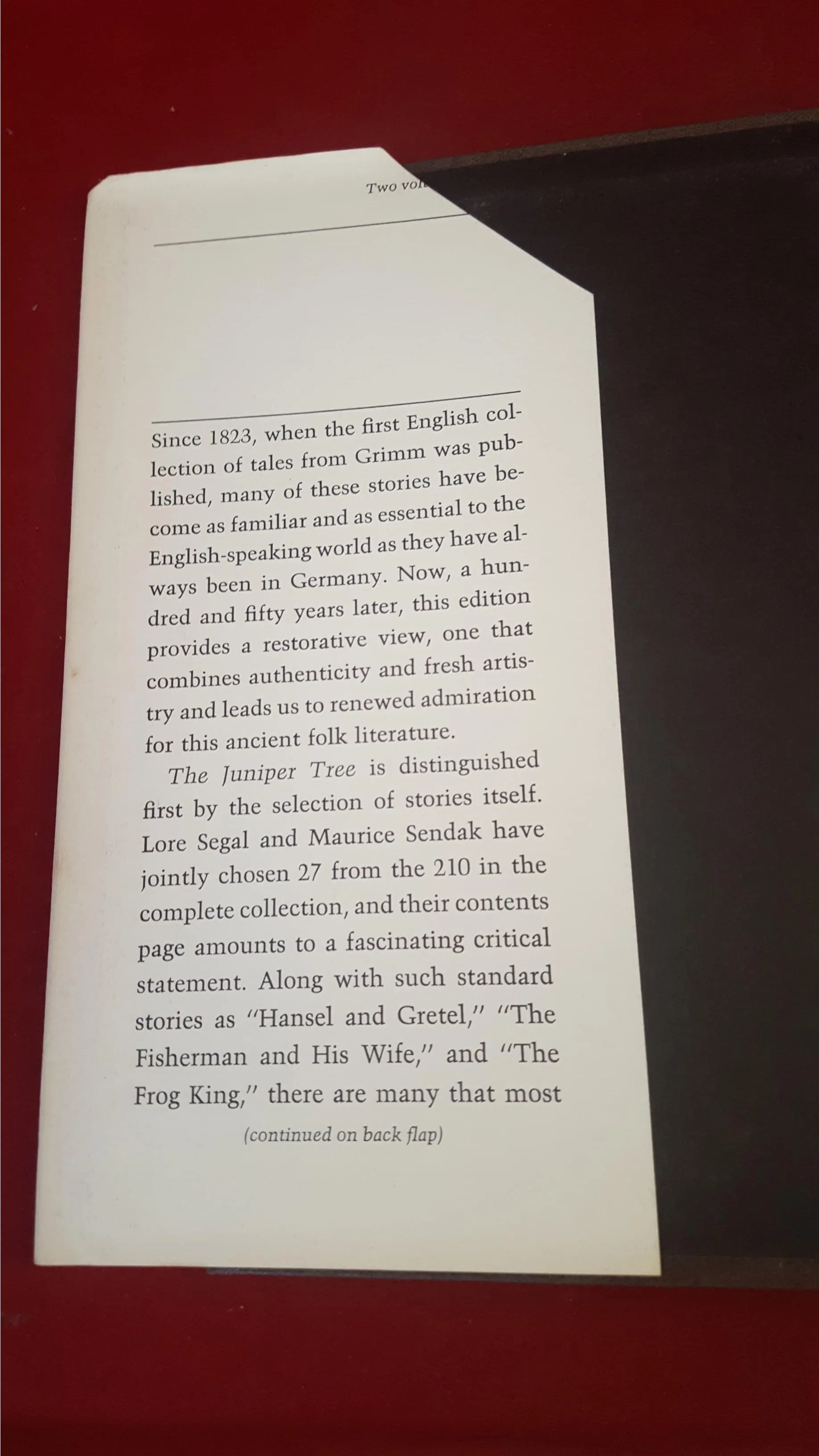 Maurice Sendak - The Juniper Tree & Other Tales from Grimm Volume I & II, 1973, First