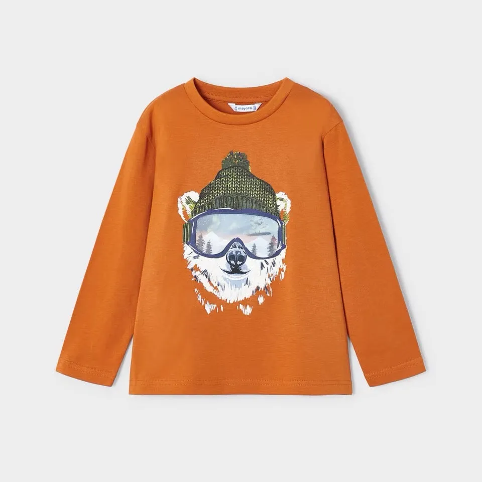 Mayoral Boys Northern Lights T-Shirt 4036 Saffron