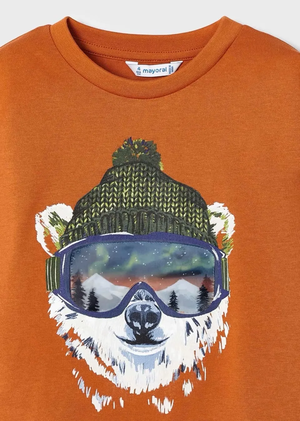 Mayoral Boys Northern Lights T-Shirt 4036 Saffron