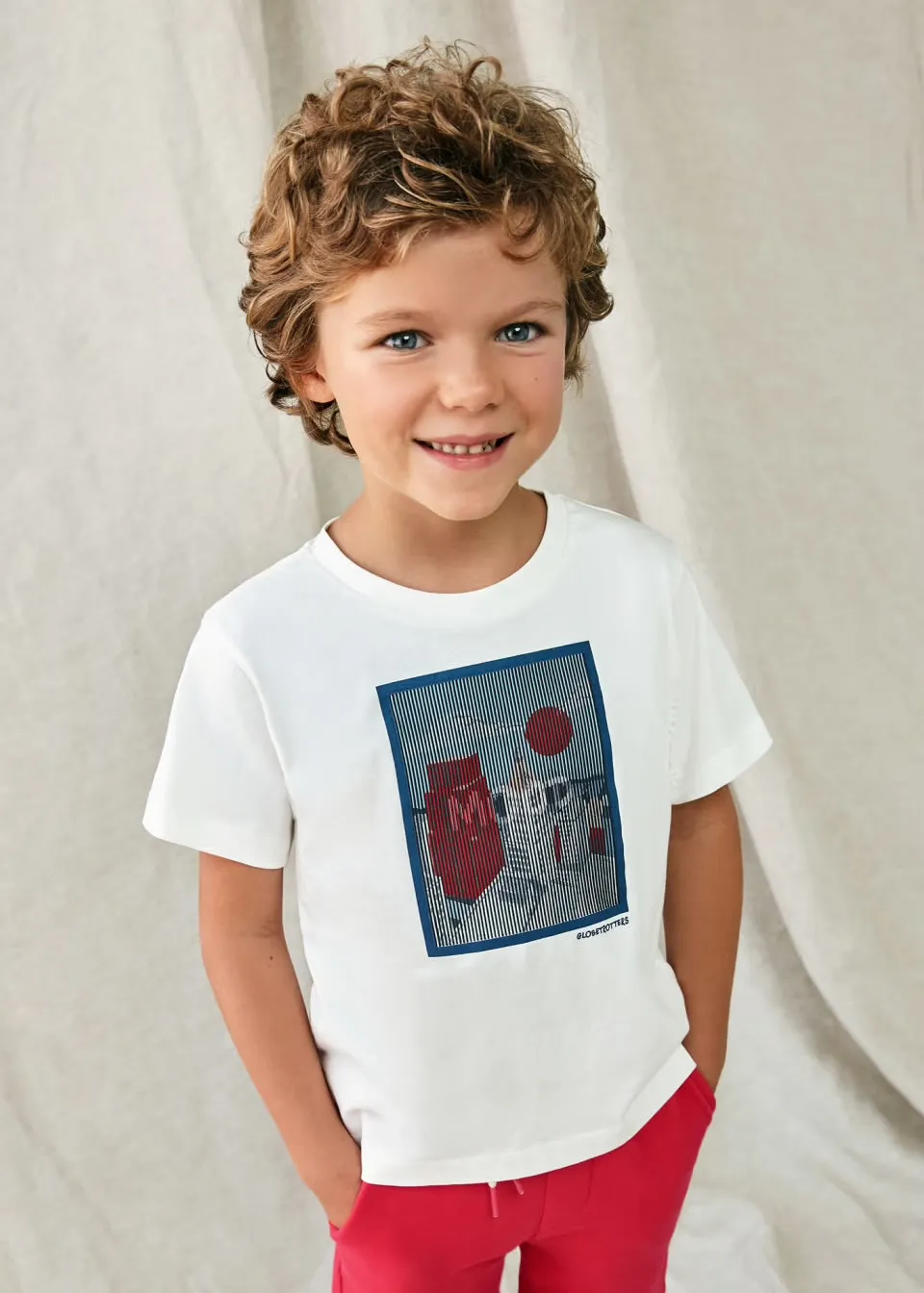 Mayoral Boys T-Shirt 3022 Cream