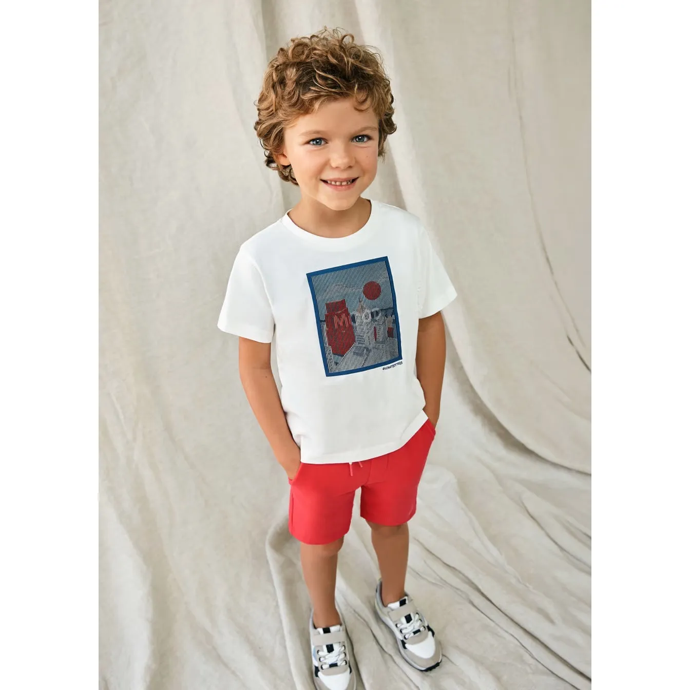 Mayoral Boys T-Shirt 3022 Cream