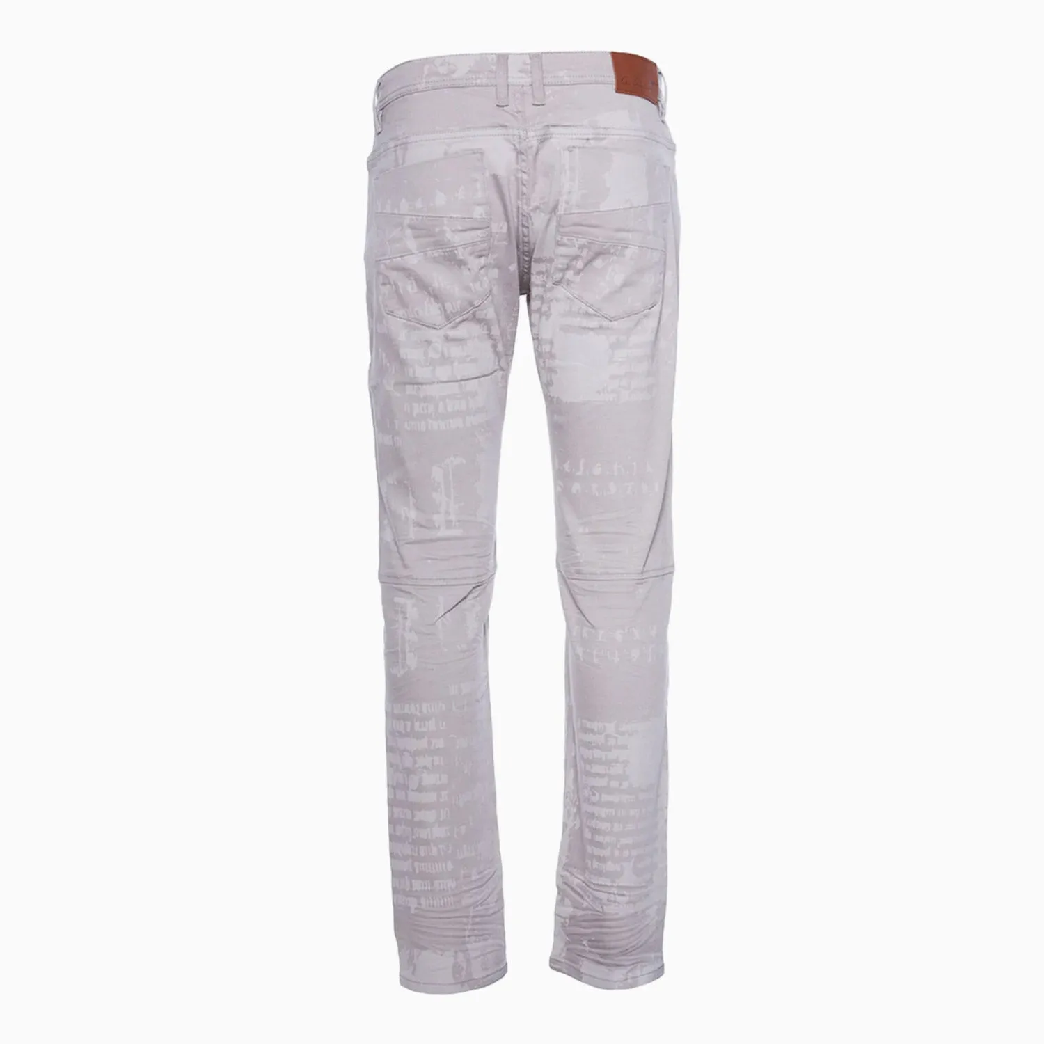 Men's Astro Printed Twill Jean Denim Slim Pant