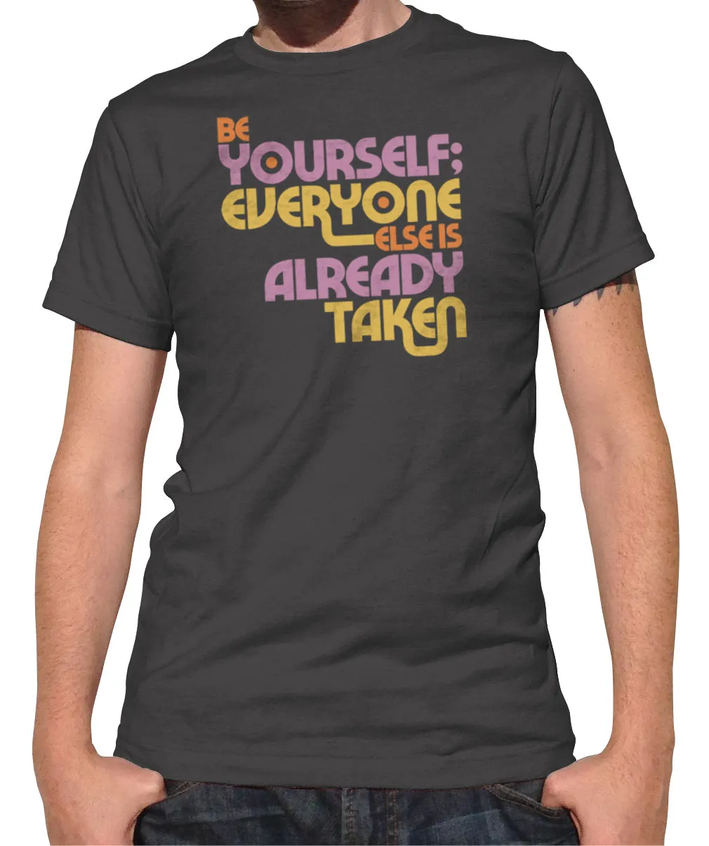 Men's Be Yourself T-Shirt Oscar Wilde