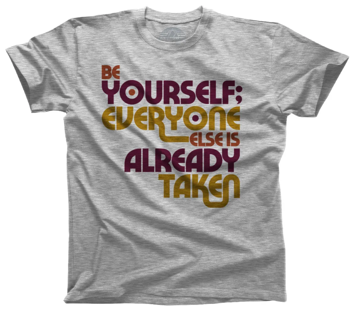 Men's Be Yourself T-Shirt Oscar Wilde
